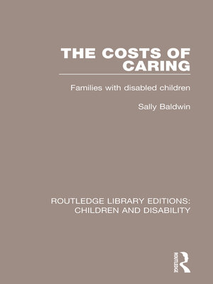 cover image of The Costs of Caring